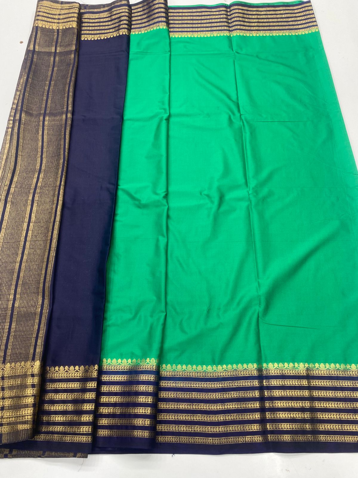 Mysore Crepe Zari Border Saree ( 3378C-R20 )