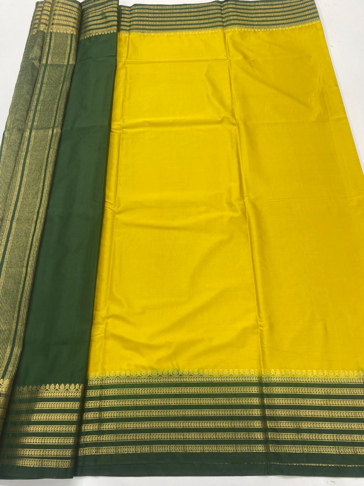Mysore Crepe Zari Border Saree ( 3378C-R20 )
