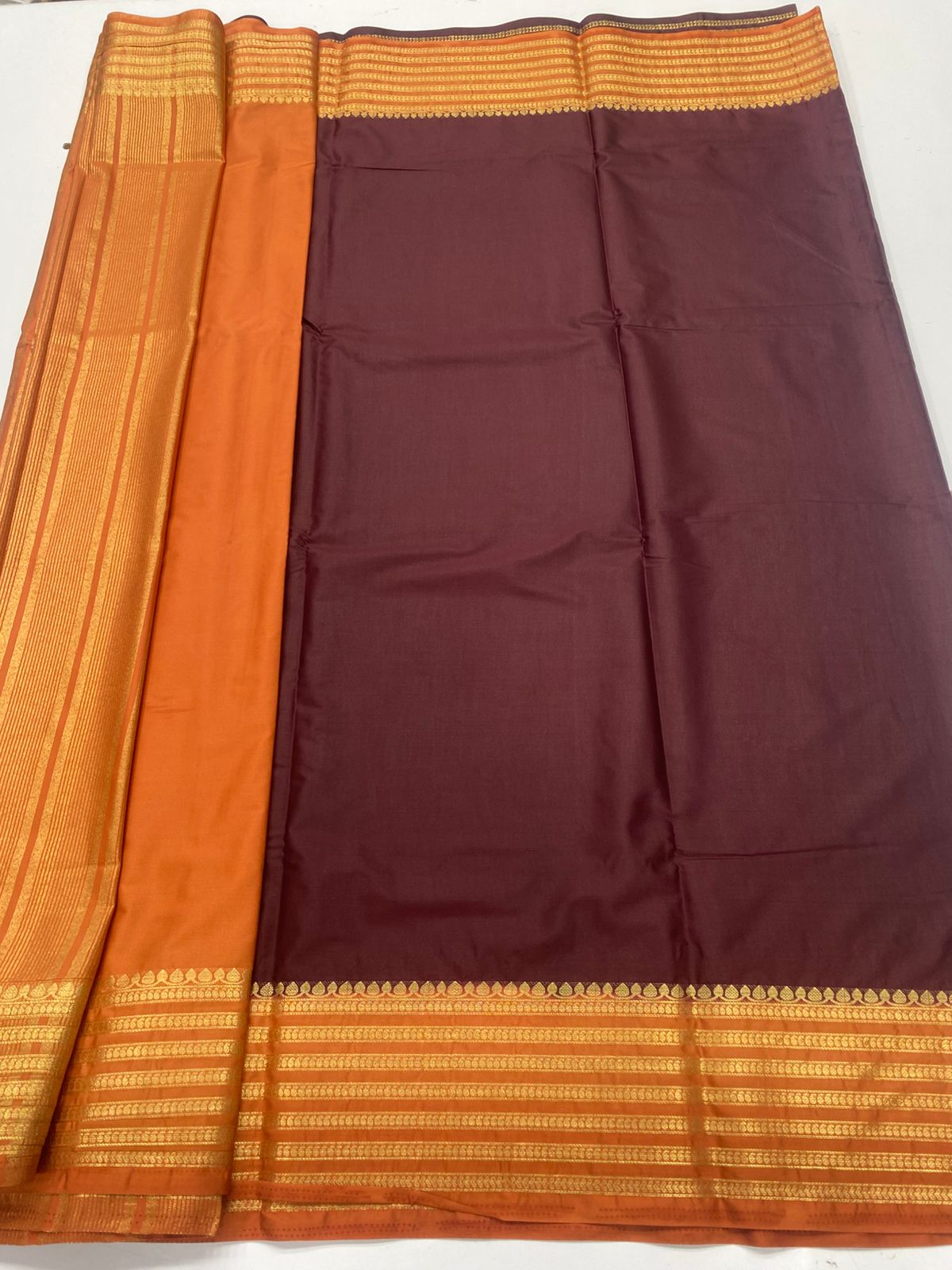 Mysore Crepe Zari Border Saree ( 3378C-R20 )
