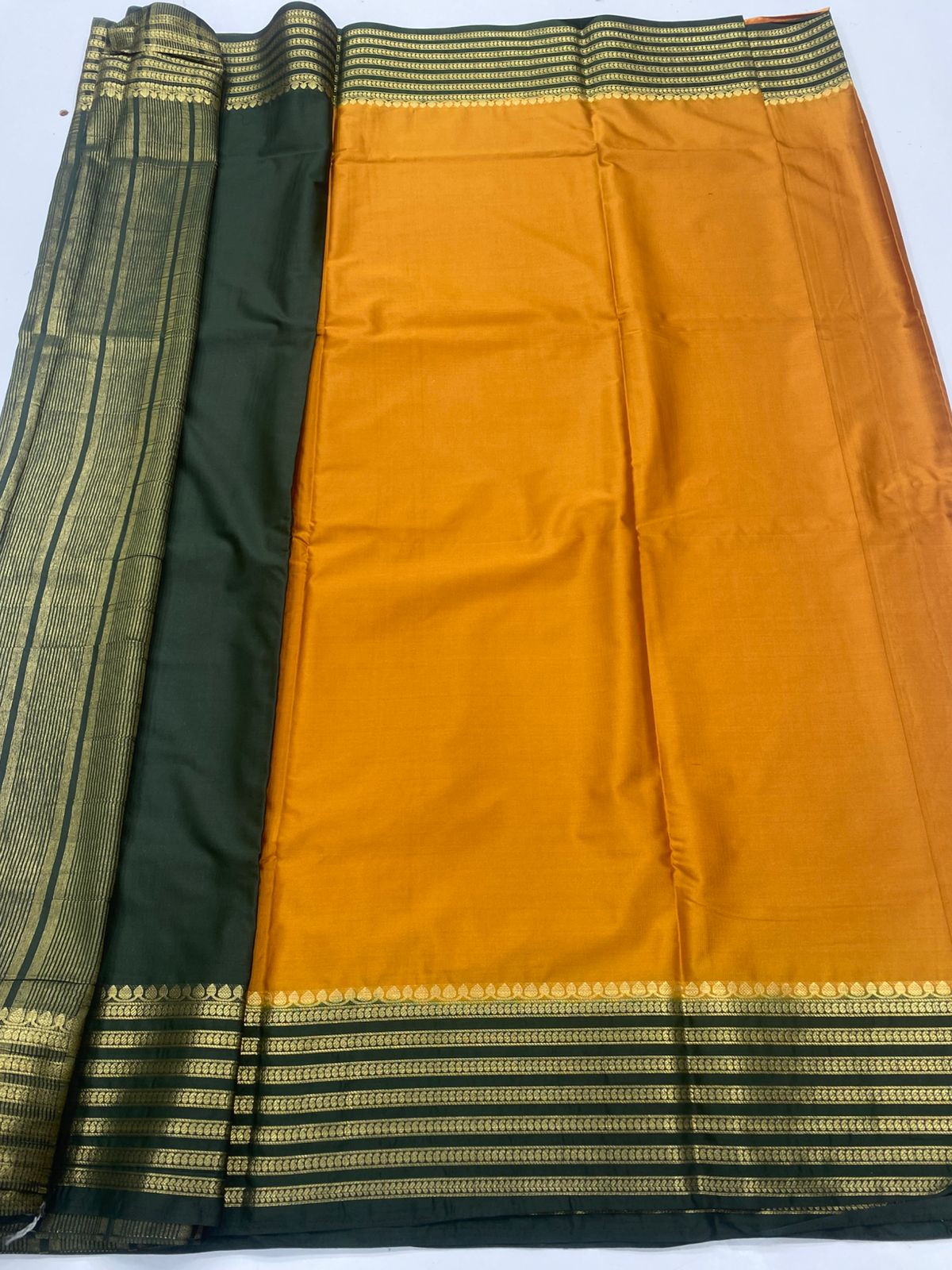 Mysore Crepe Zari Border Saree ( 3378C-R20 )