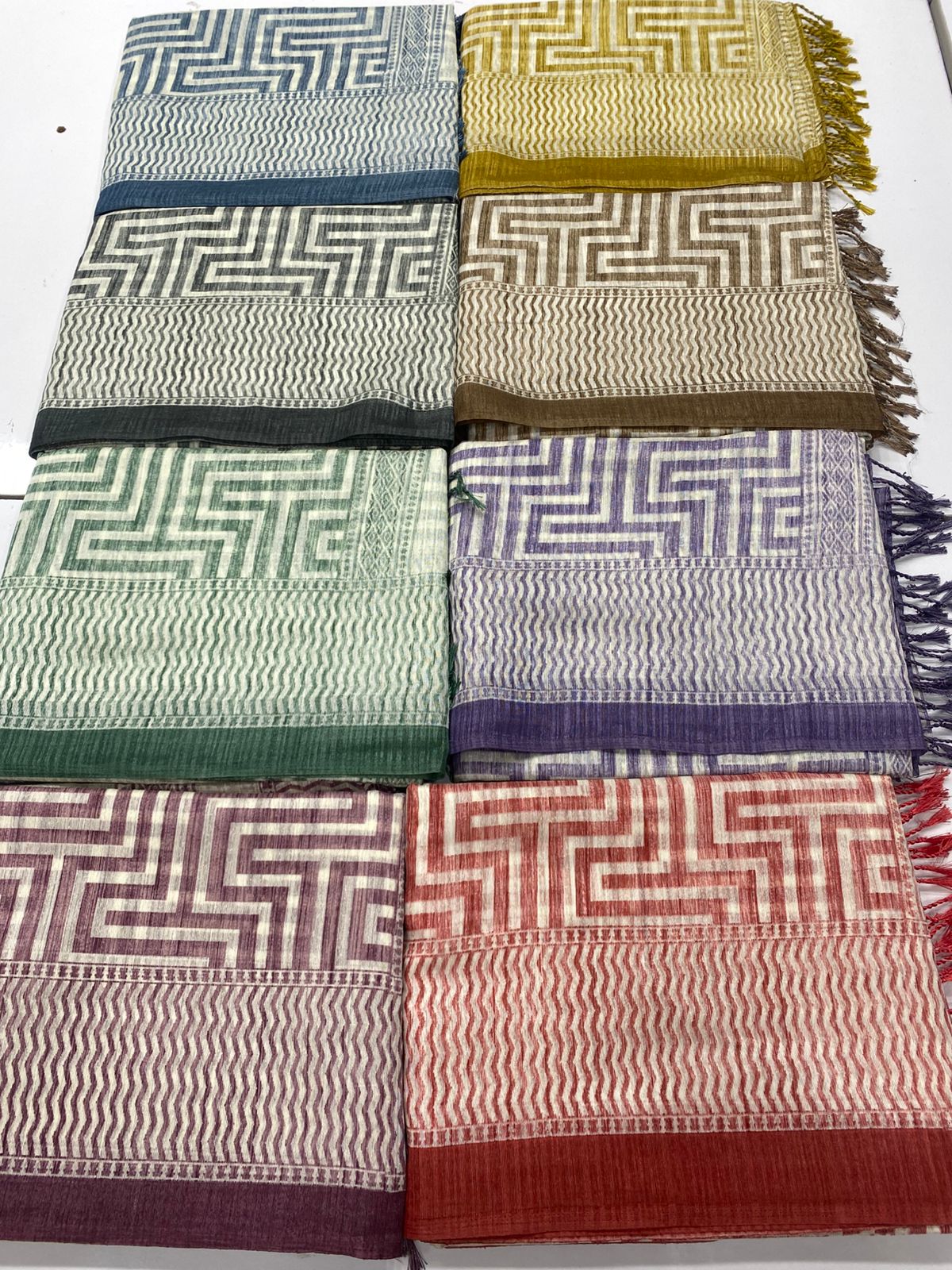 Fancy Georgette Print Saree(3316)