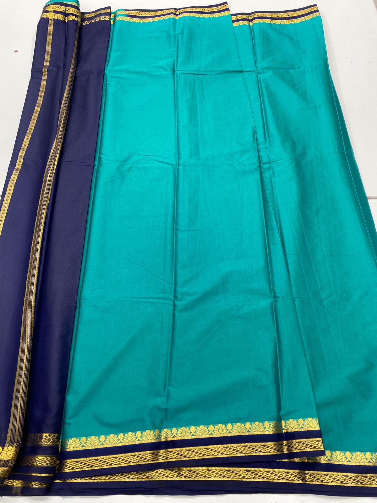 Mysore Crepe Zari Border Saree ( 3365B-R7 )