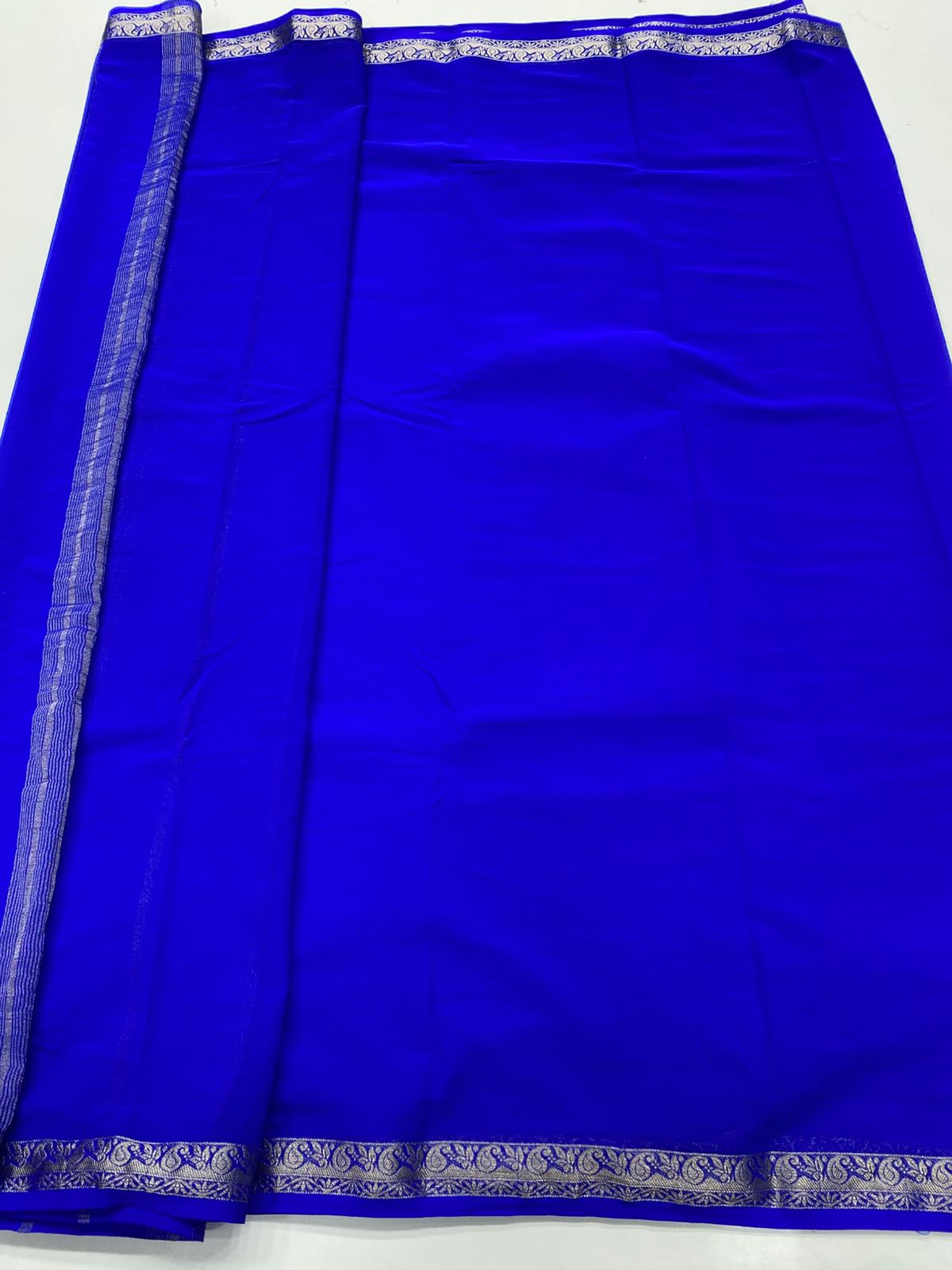 Chiffon Georgette Self Saree ( 3371-R26 )