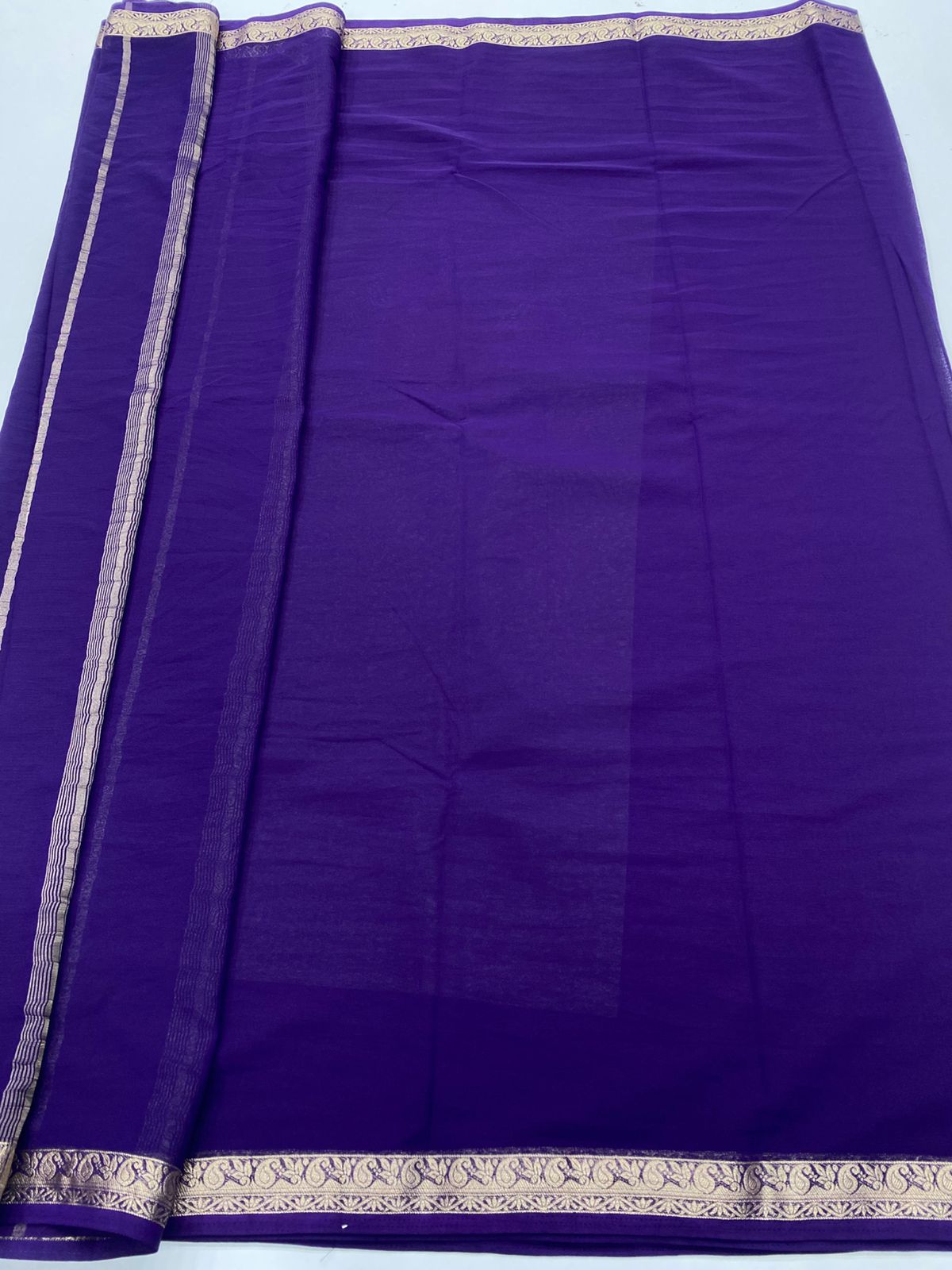 Chiffon Georgette Self Saree ( 3371-R26 )