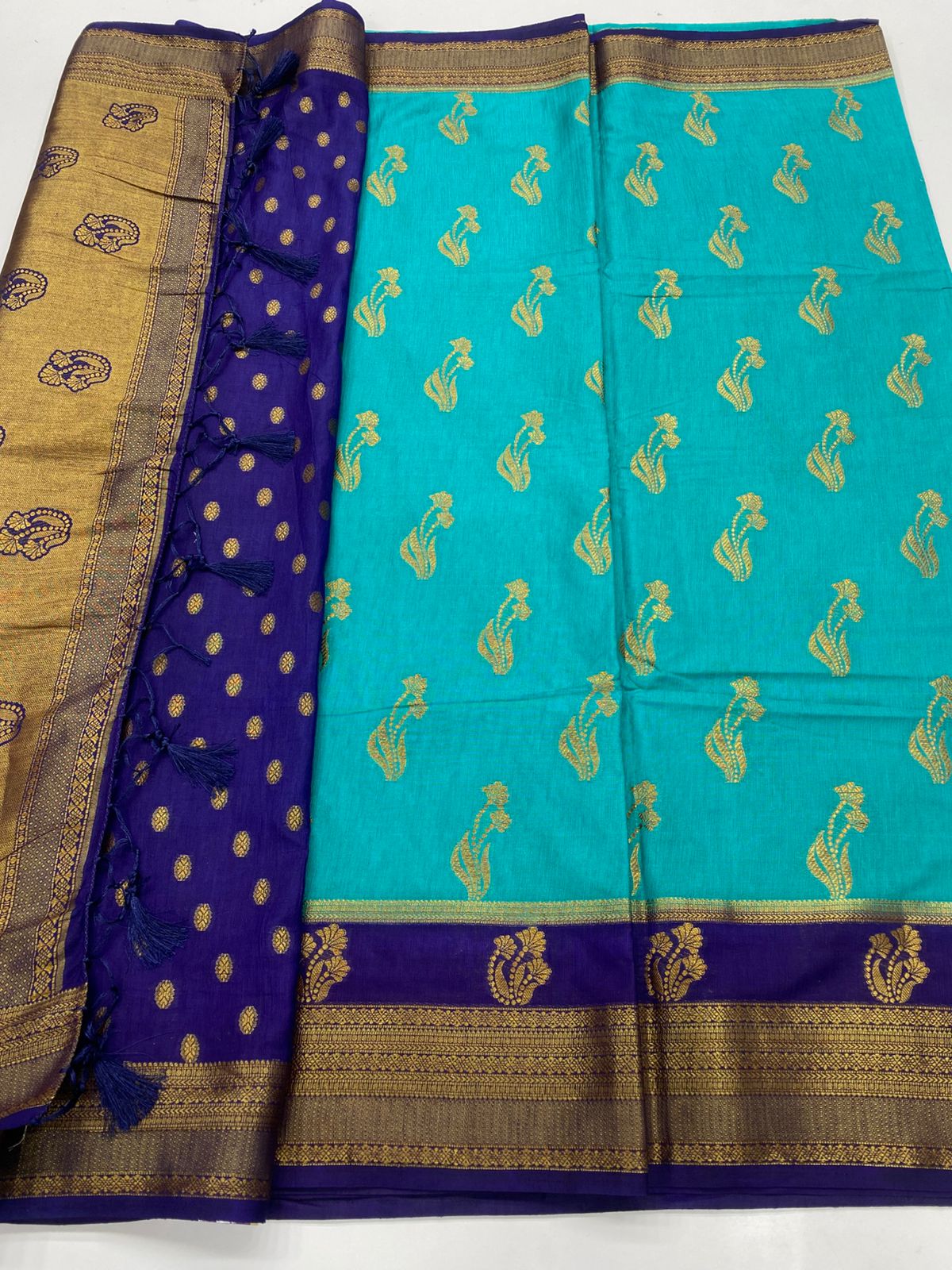 Fancy Georgette Zari Butta Saree(3370)