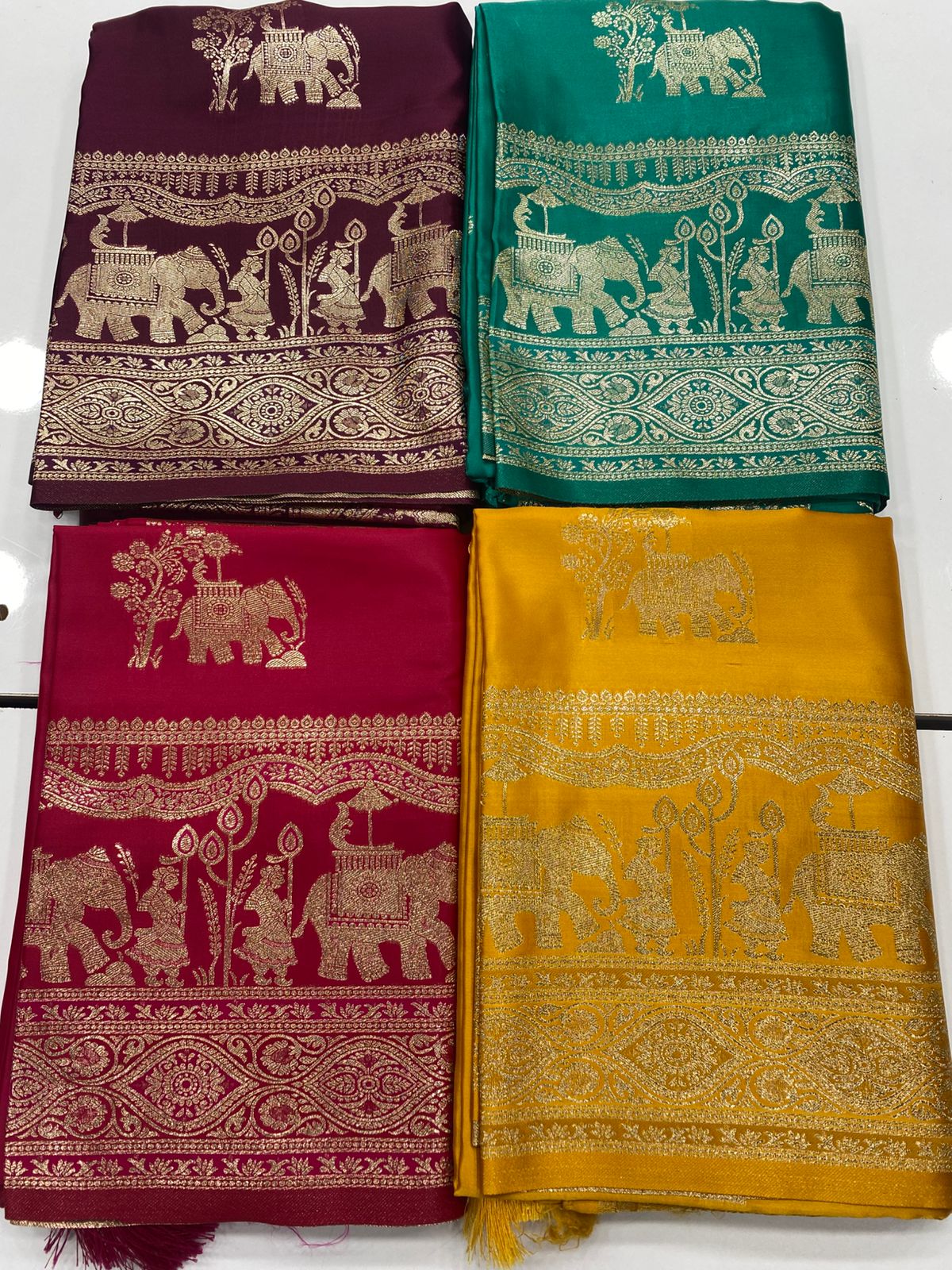 Semi Silk Butta Saree ( 3373A-R17 )