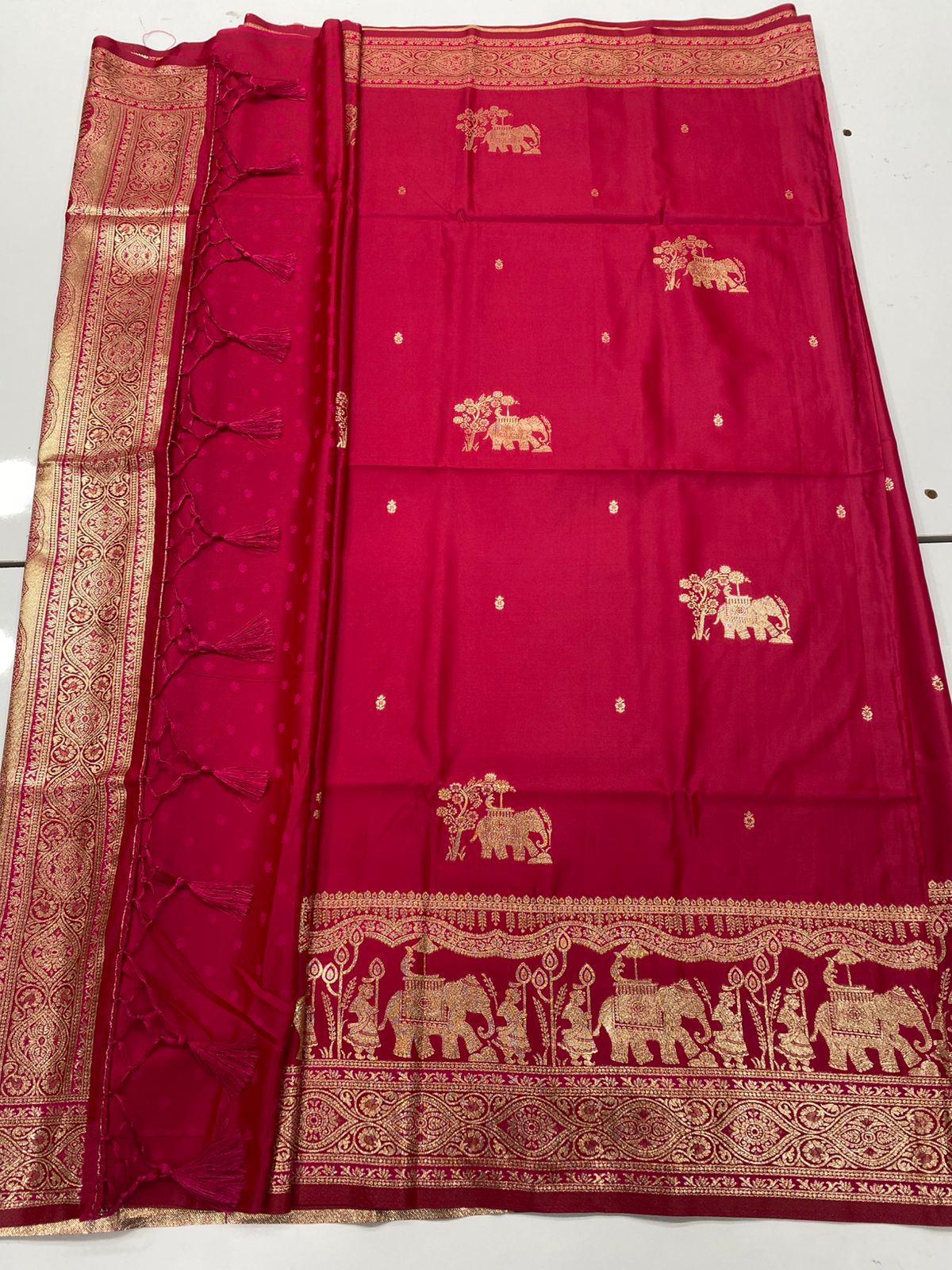 Semi Silk Butta Saree ( 3373A-R17 )