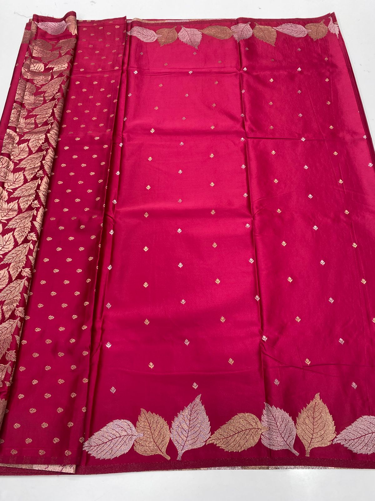 Semi Silk Butta Saree ( 3376-R16 )