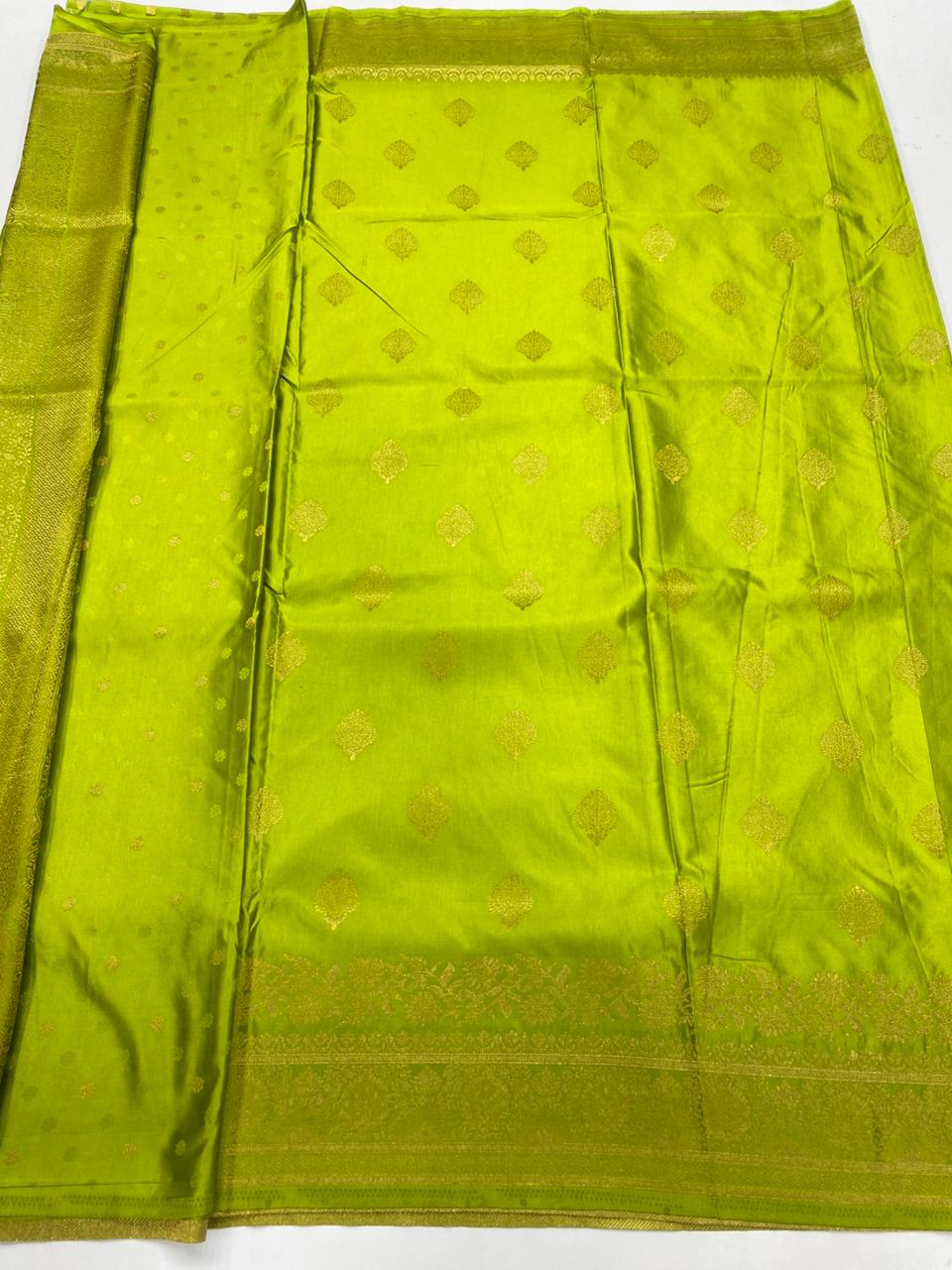 Semi Silk Butta Saree ( 3374-R22 )