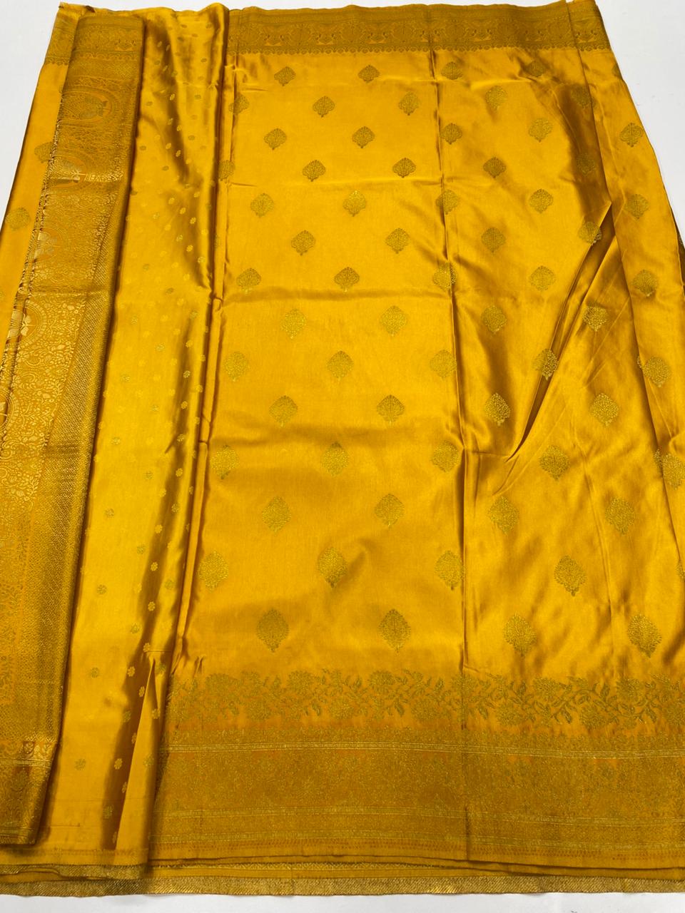 Semi Silk Butta Saree ( 3374-R22 )