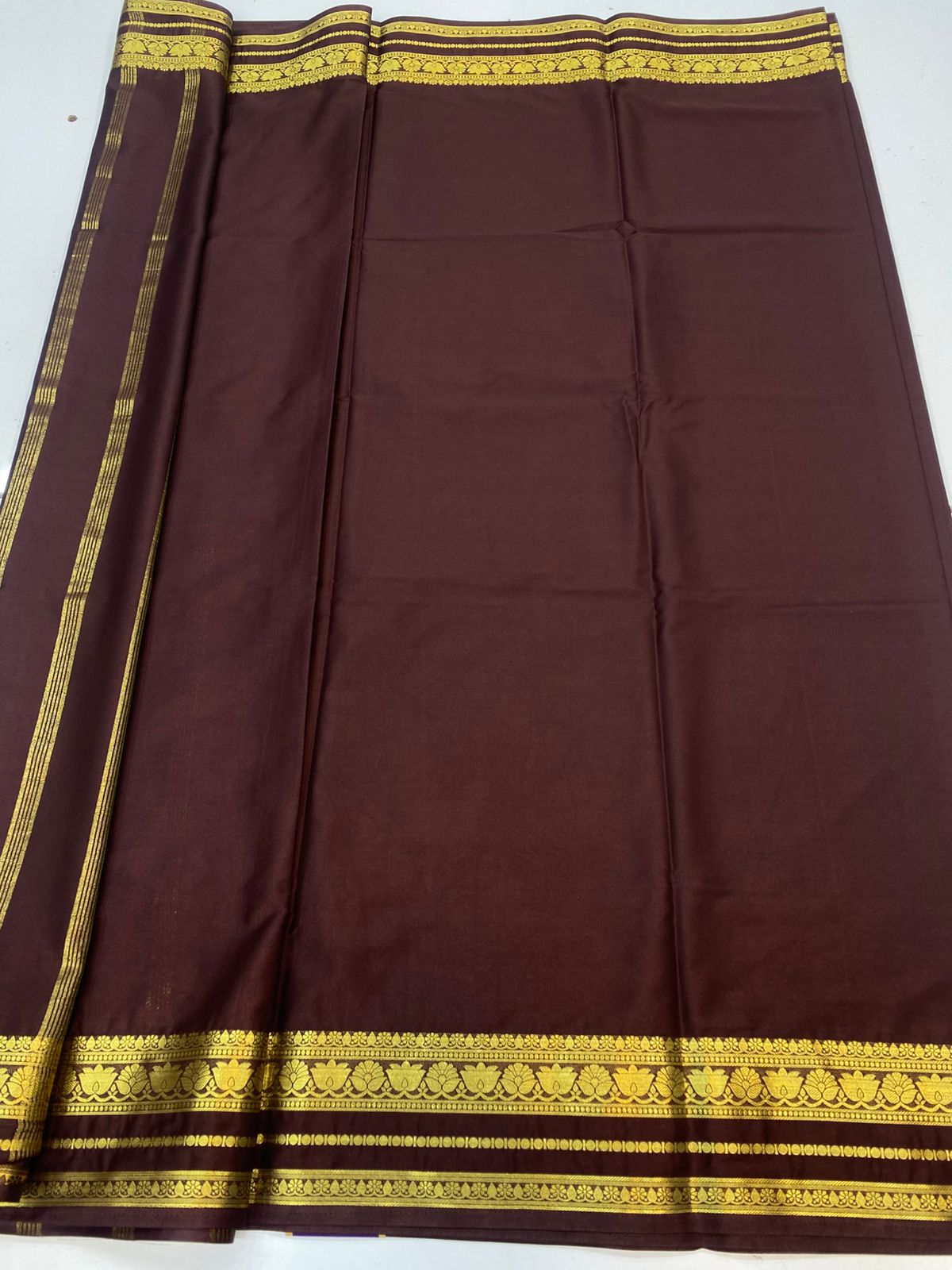 Mysore Crepe Self Saree(3533)