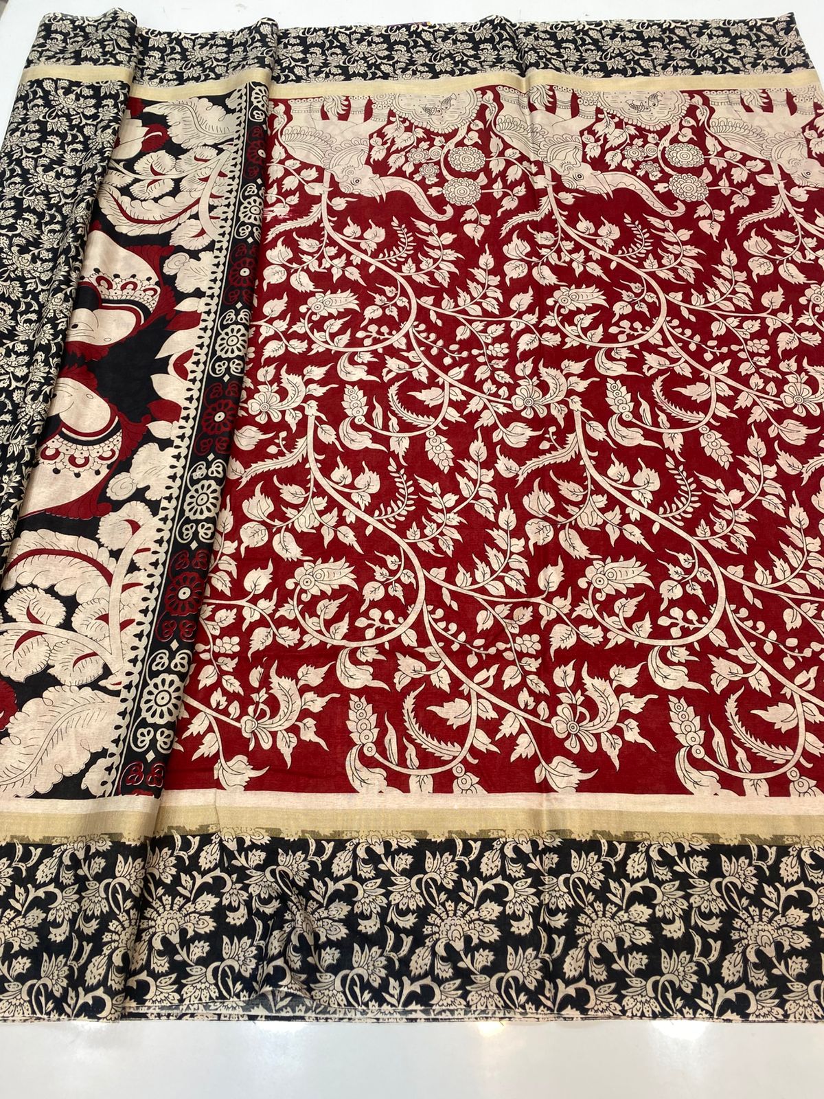 Fancy Digital Print Saree(3397B)
