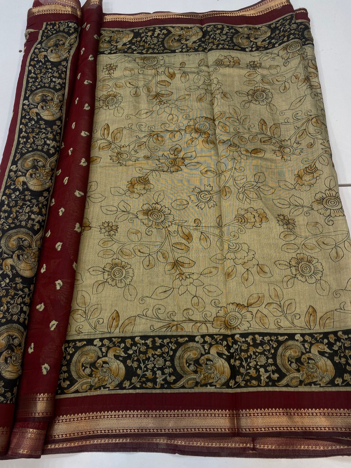 Fancy Digital Print Saree(3384)