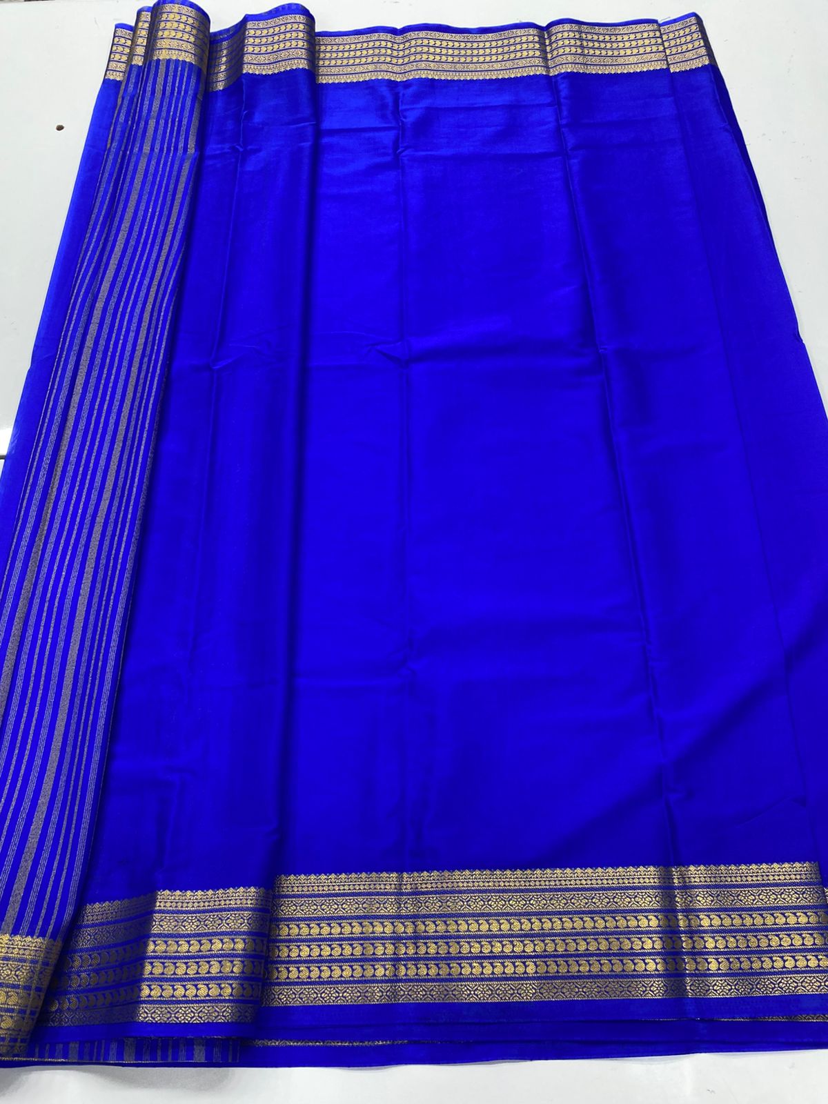Mysore Crepe Self Saree ( 3367D-R18 )
