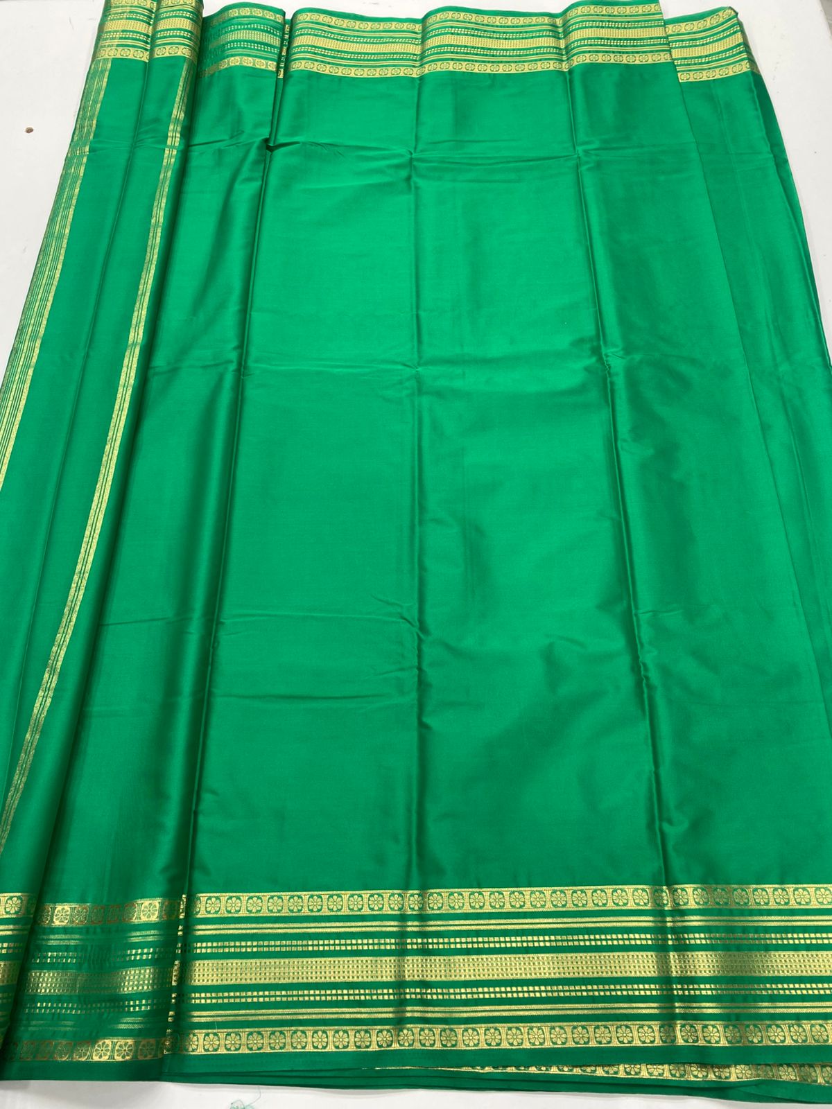 Mysore Crepe Self Saree ( 3383A-R16 )