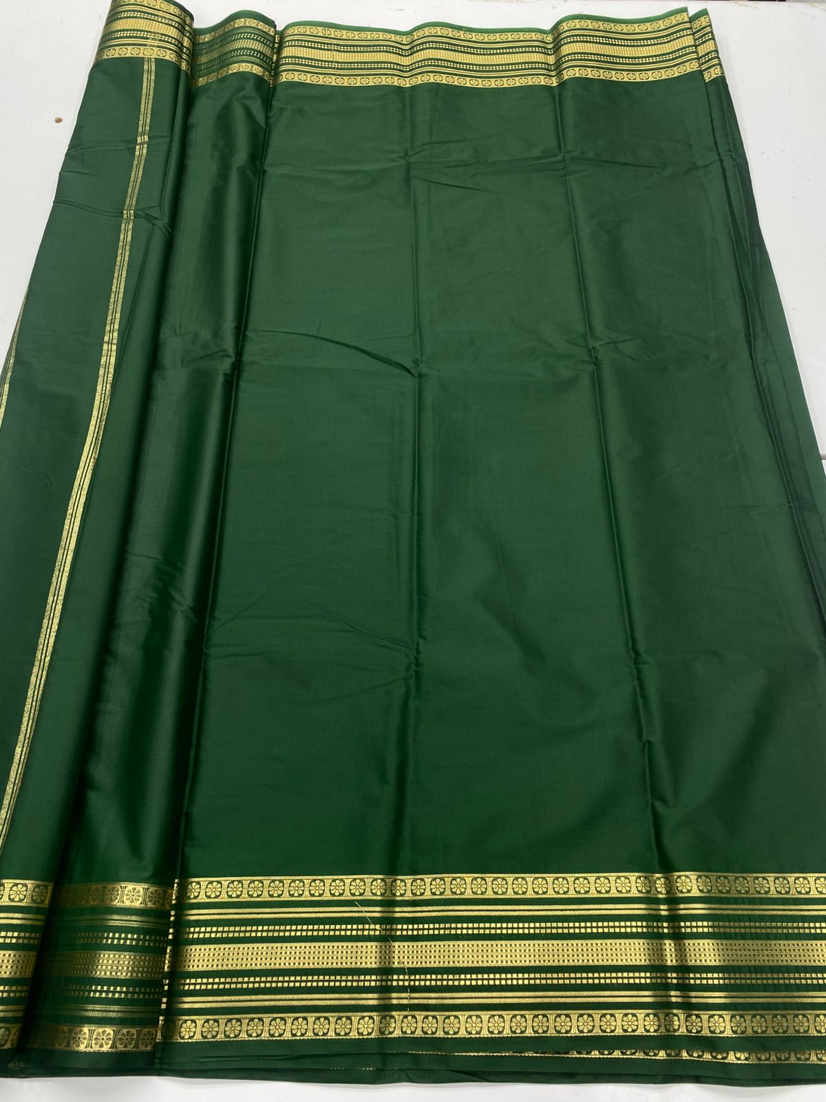 Mysore Crepe Self Saree ( 3383A-R16 )