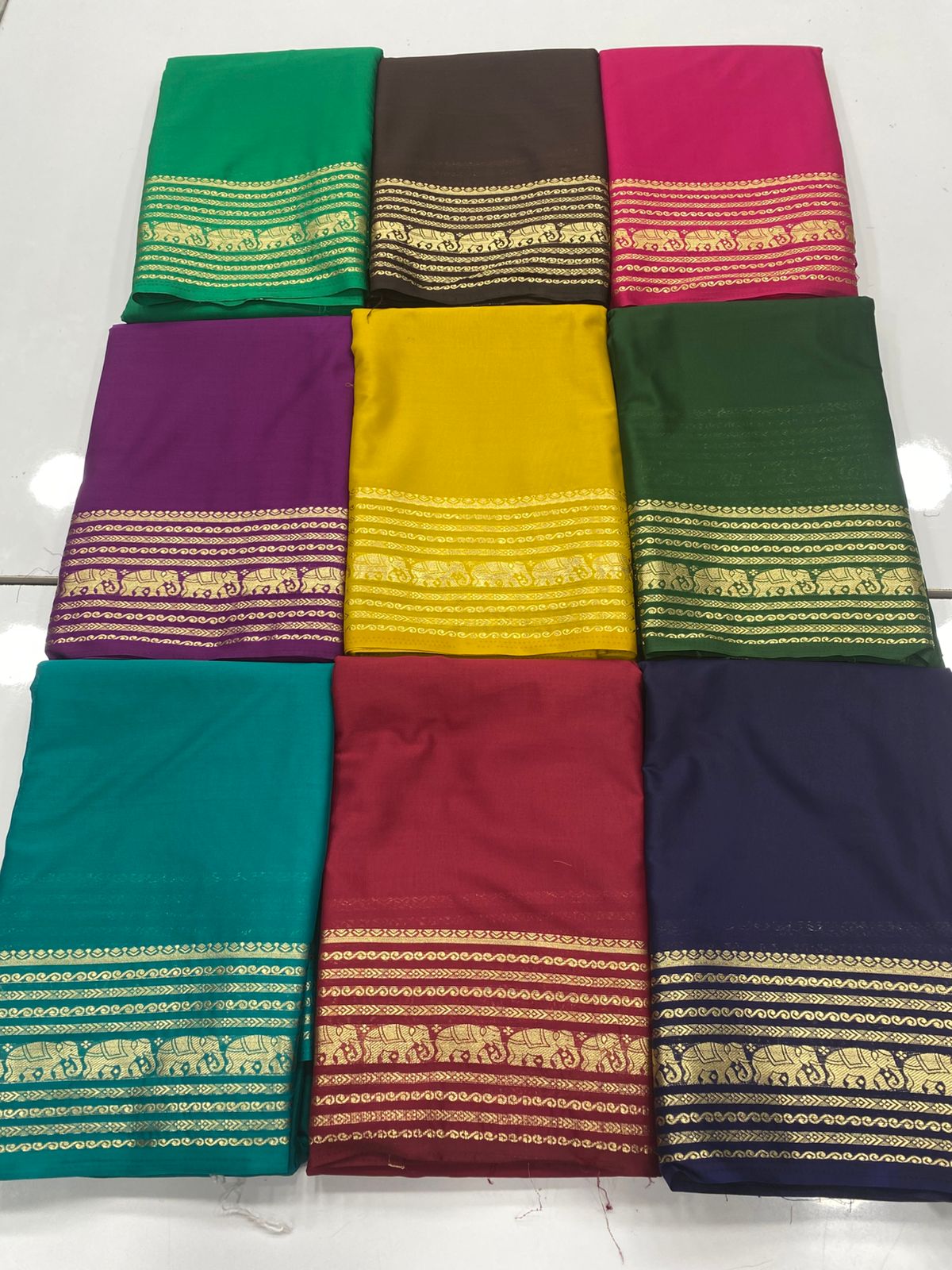 Mysore Crepe Self Saree ( 3383B-R18 )
