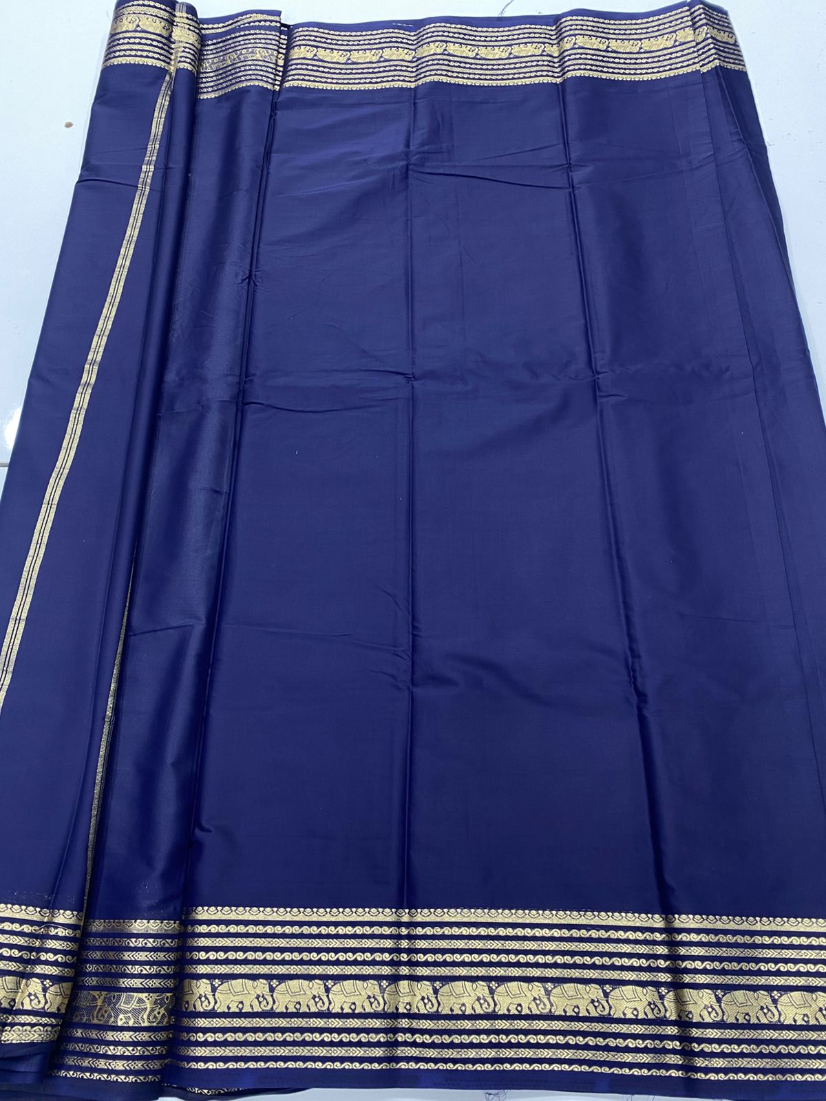 Mysore Crepe Self Saree ( 3383B-R18 )