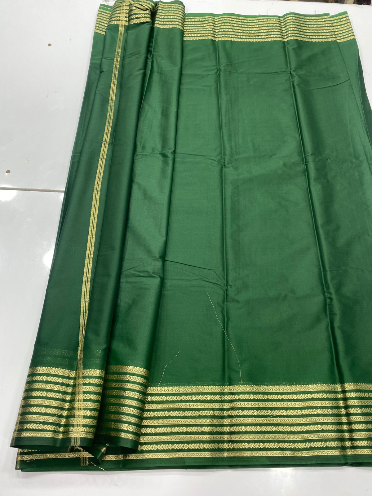 Mysore Crepe Self Saree ( 3383C-R20 )