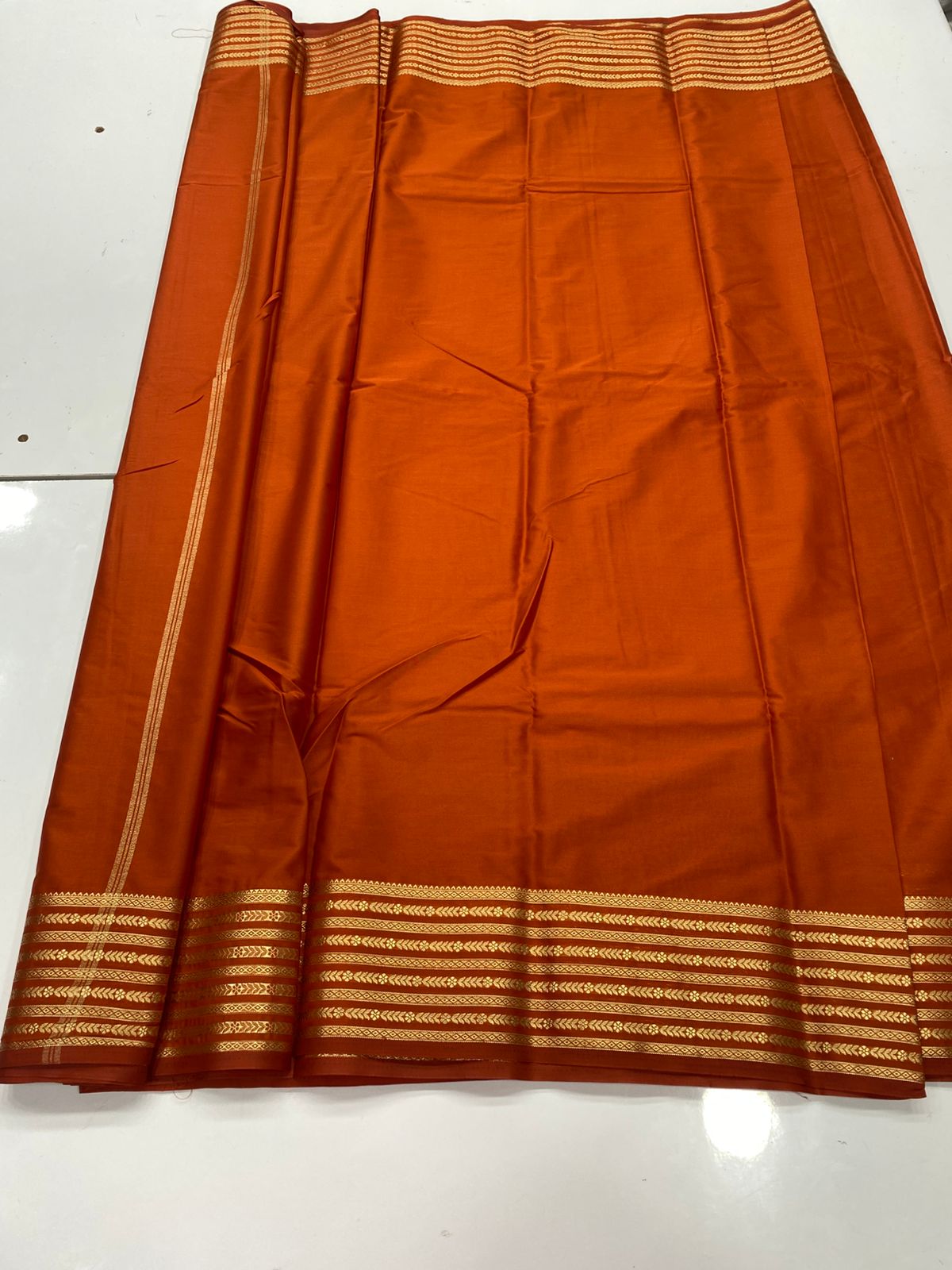 Mysore Crepe Self Saree ( 3383C-R20 )