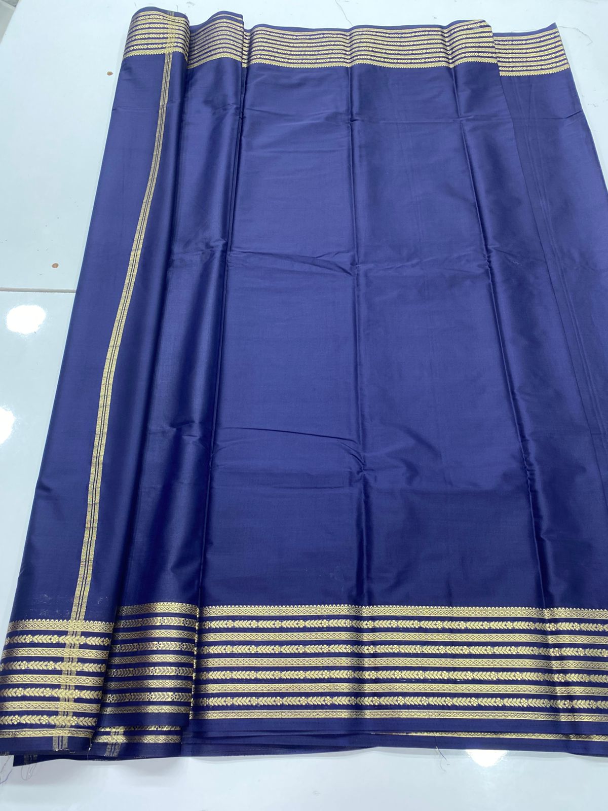 Mysore Crepe Self Saree ( 3383C-R20 )