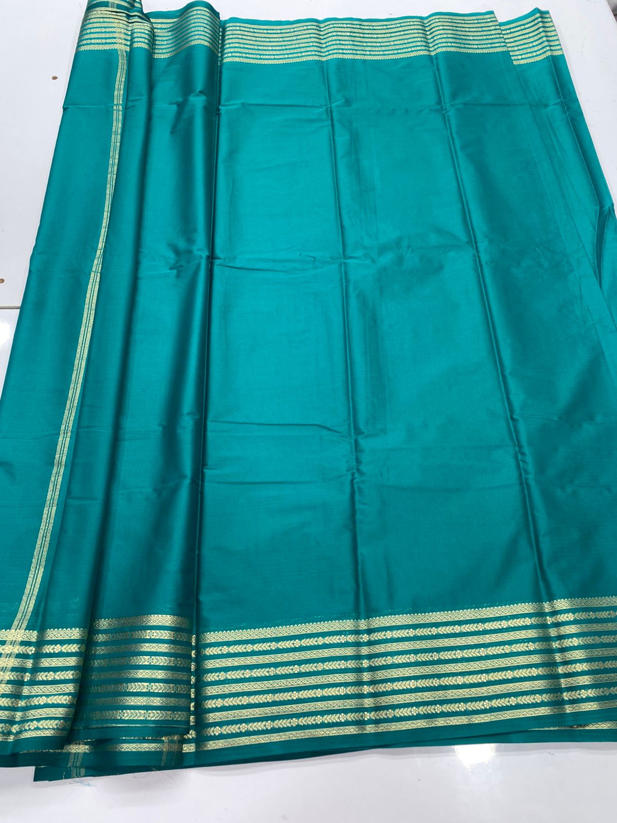 Mysore Crepe Self Saree ( 3383C-R20 )