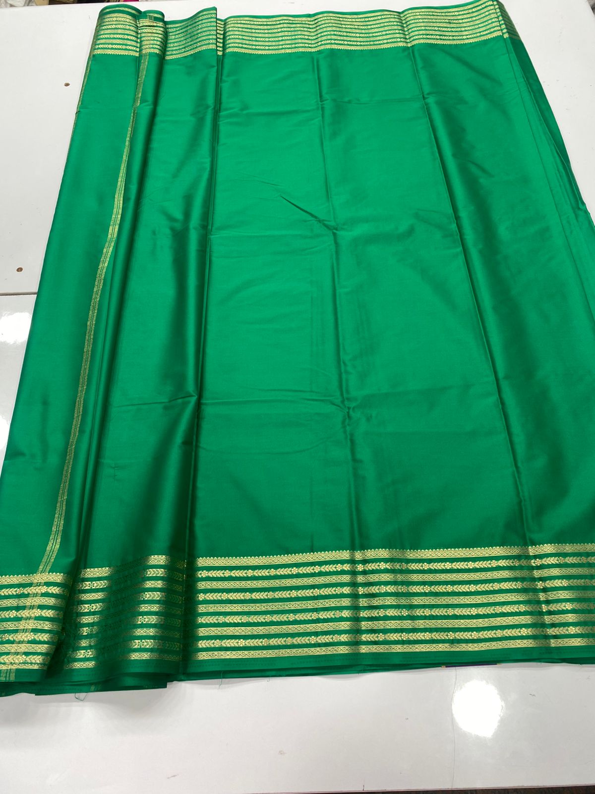 Mysore Crepe Self Saree ( 3383C-R20 )