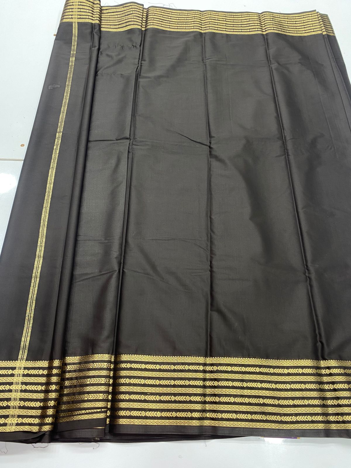 Mysore Crepe Self Saree ( 3383C-R20 )