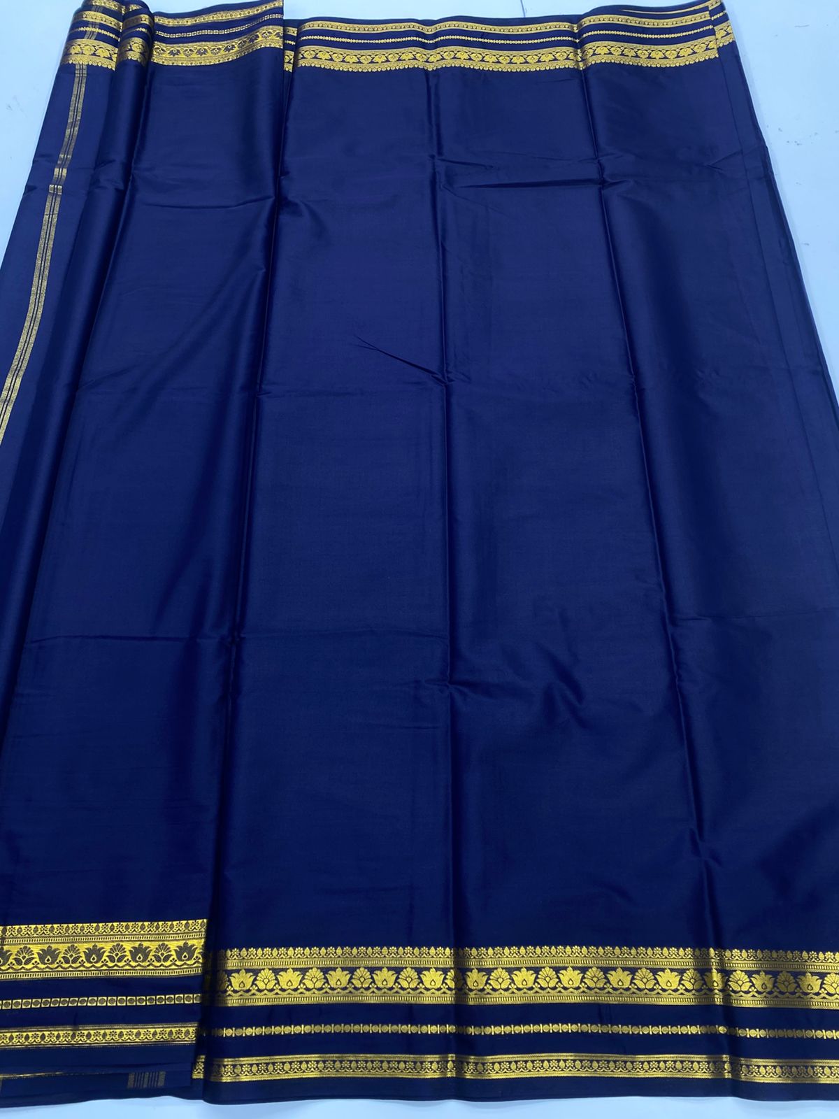 Mysore Crepe Self Saree ( 3383D-R17 )
