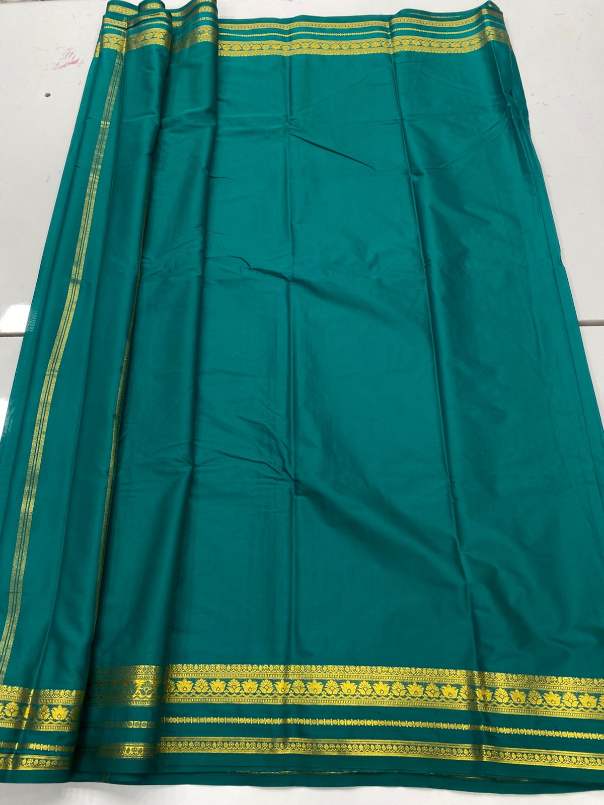 Mysore Crepe Self Saree ( 3383D-R17 )
