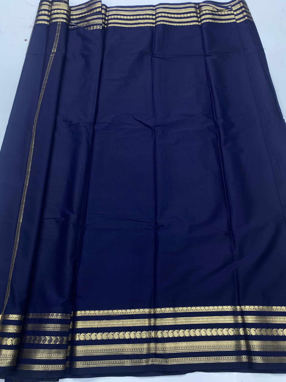 Mysore Crepe Self Saree ( 3383F-R42 )