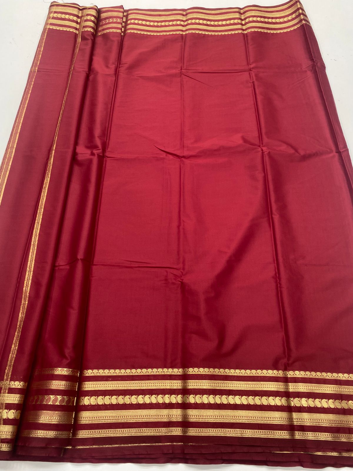 Mysore Crepe Self Saree ( 3383F-R42 )