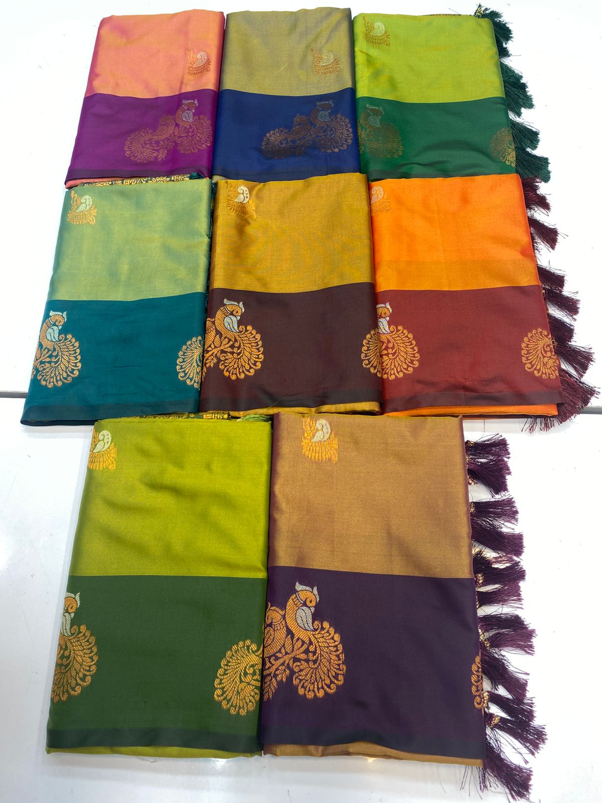 Semi Silk Butta Saree(3257A)