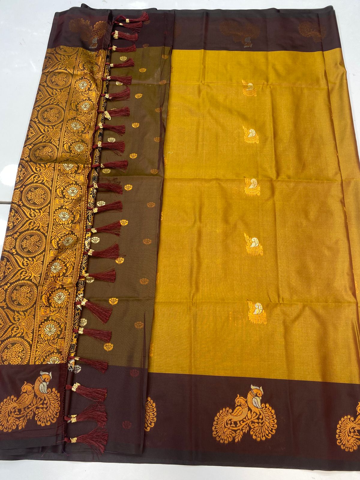 Semi Silk Butta Saree(3257A)
