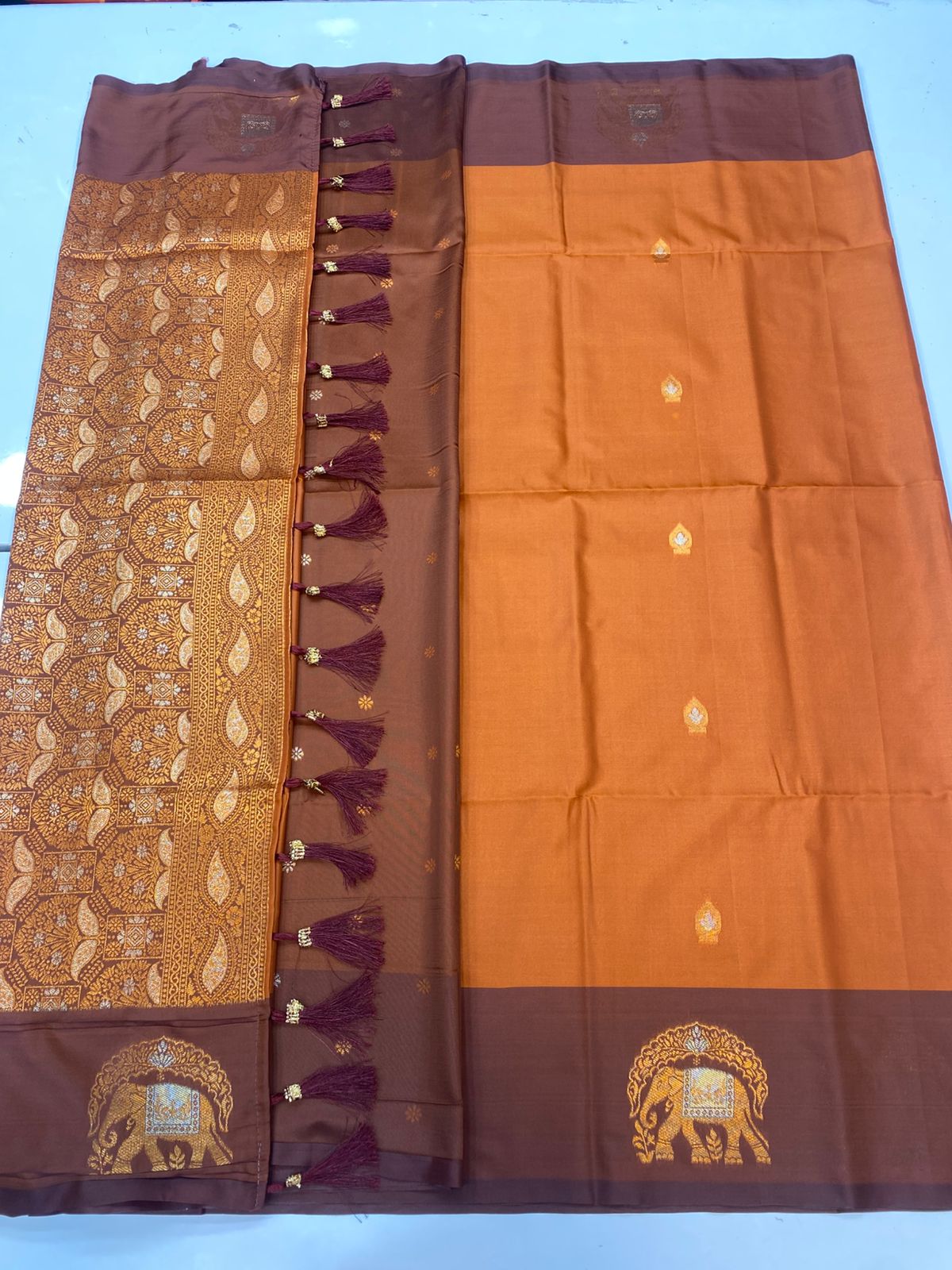 Semi Silk Butta Saree(3257B)