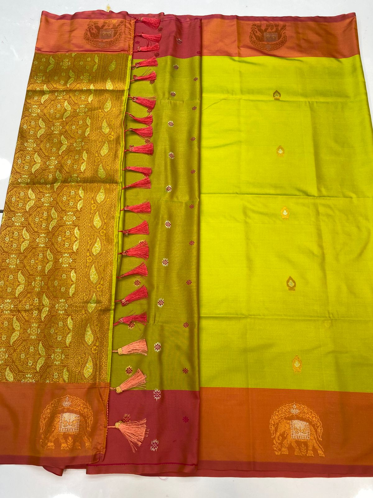 Semi Silk Butta Saree(3257B)