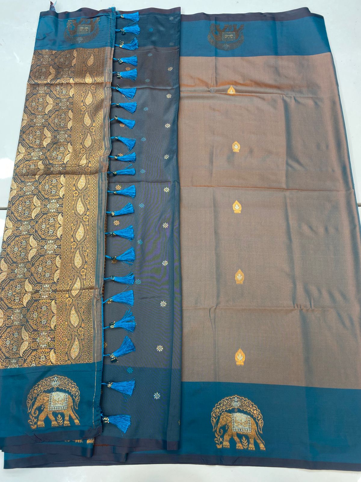 Semi Silk Butta Saree(3257B)