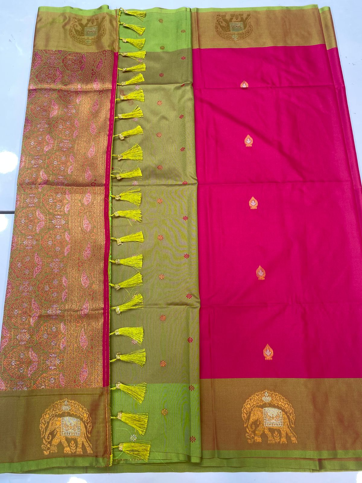 Semi Silk Butta Saree(3257B)