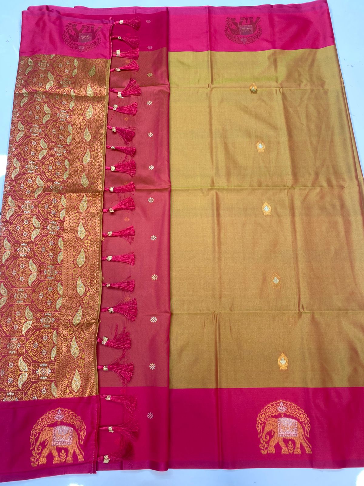 Semi Silk Butta Saree(3257B)