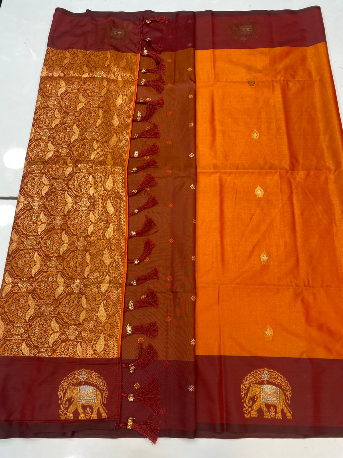 Semi Silk Butta Saree(3257B)