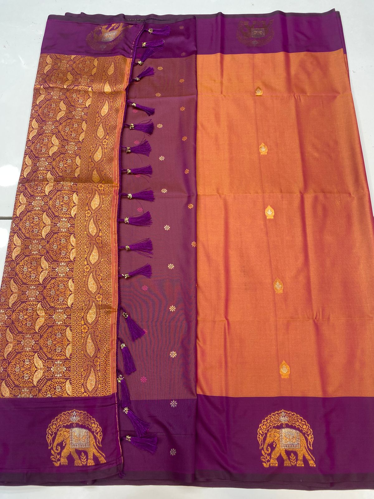 Semi Silk Butta Saree(3257B)