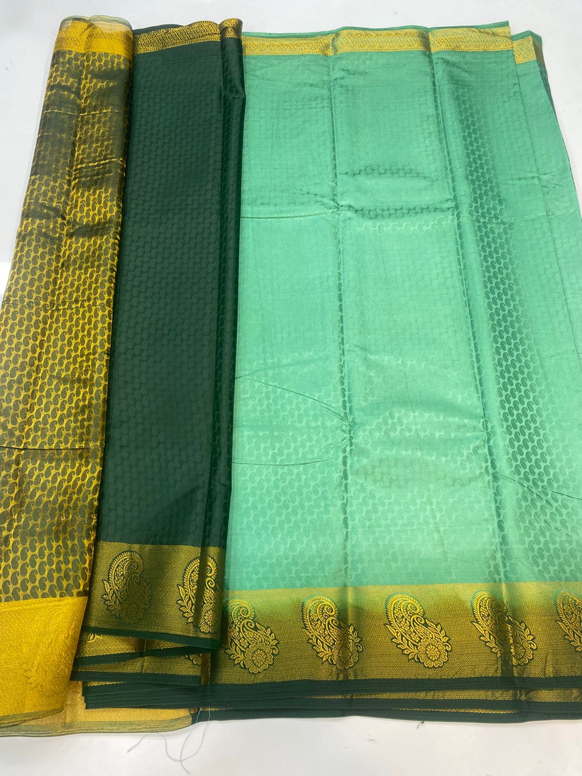 Semi Silk Embose Saree(2948B)