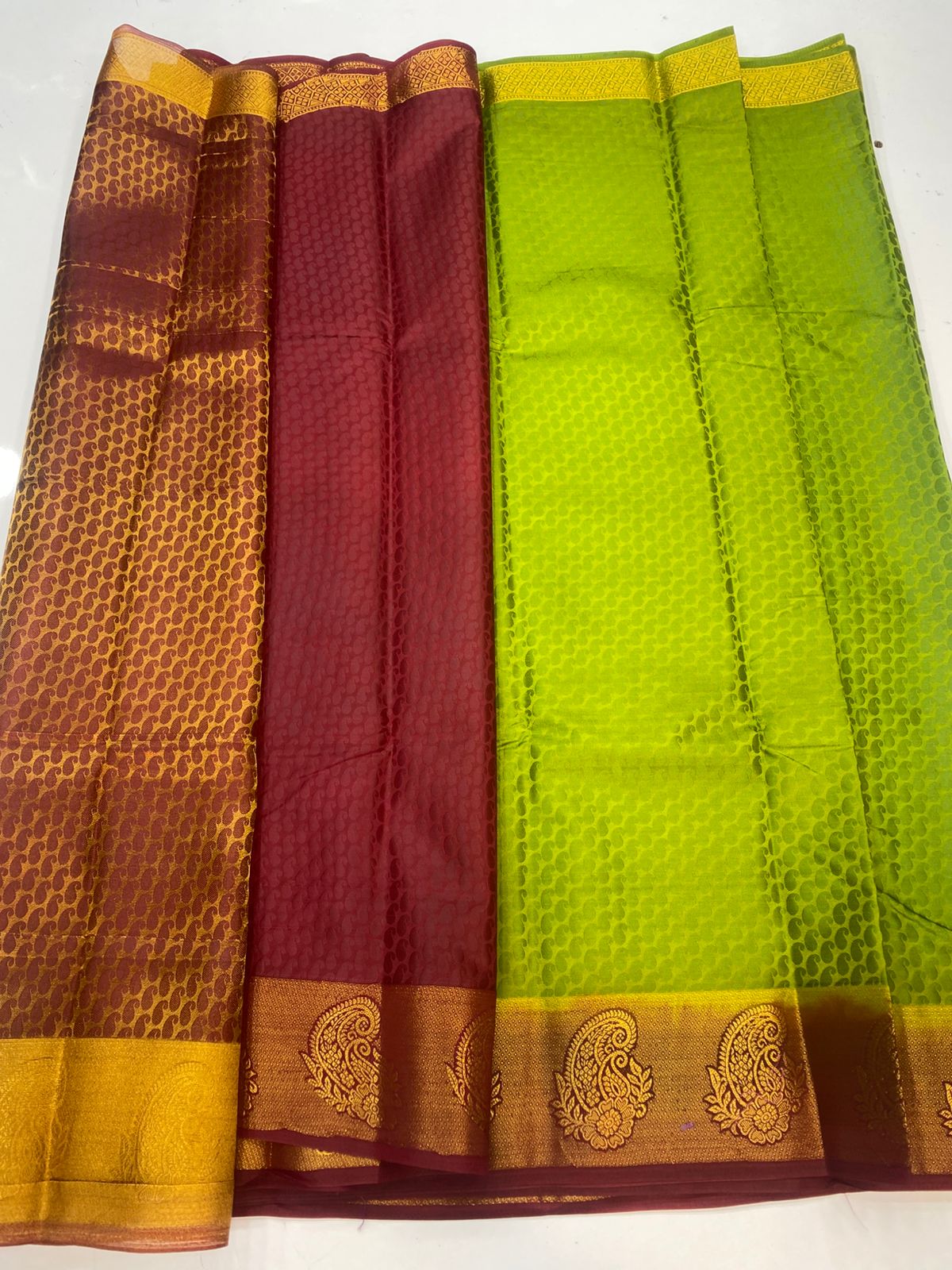 Semi Silk Embose Saree(2948B)