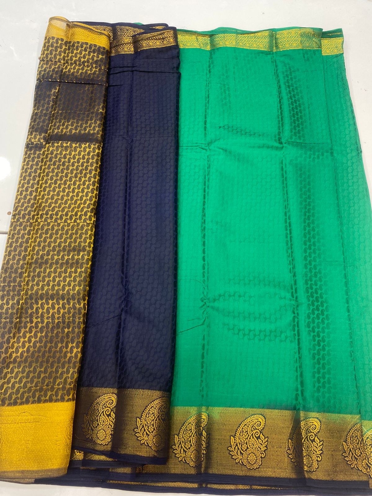 Semi Silk Embose Saree(2948B)