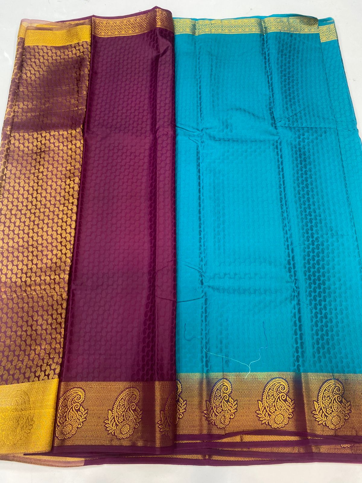 Semi Silk Embose Saree(2948B)
