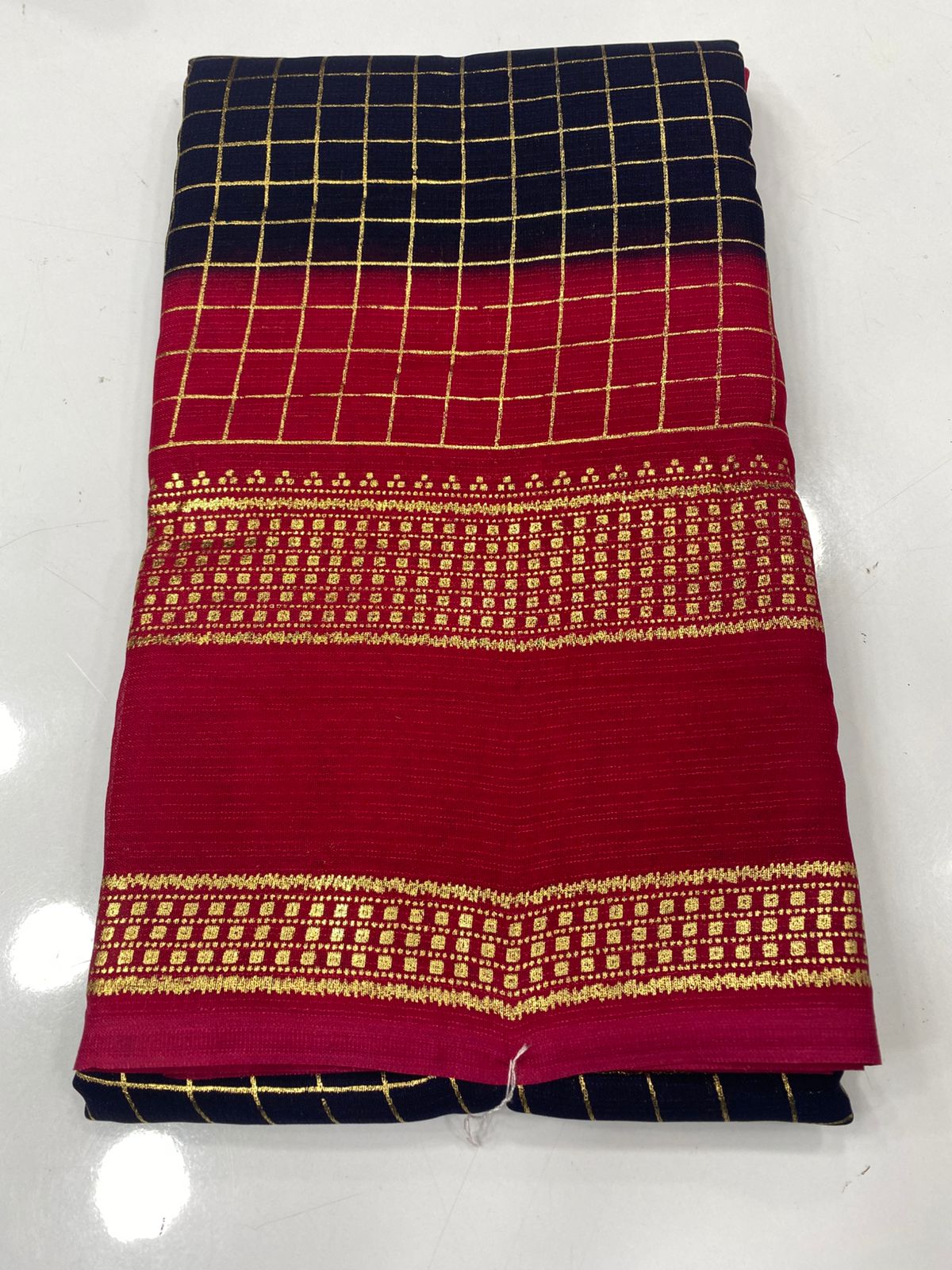 Fancy Georgette Foil Print Saree(3387)