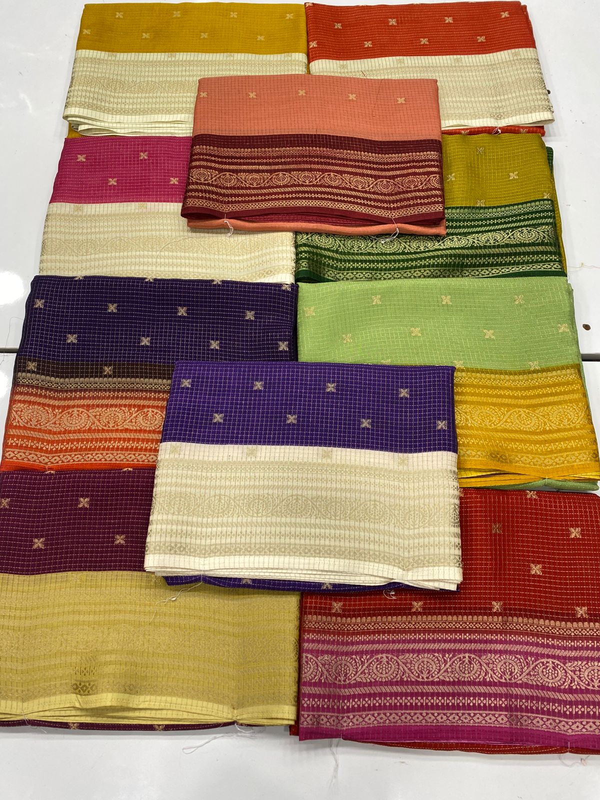 Fancy Georgette Zari Butta Saree(3391)