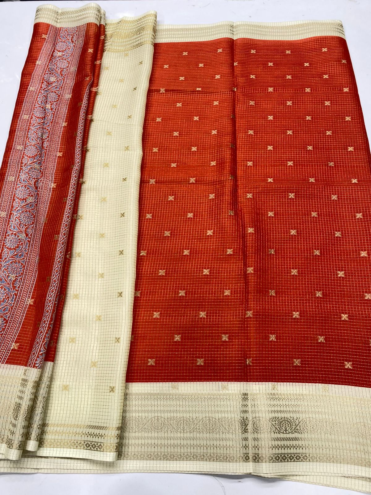 Fancy Georgette Zari Butta Saree(3391)