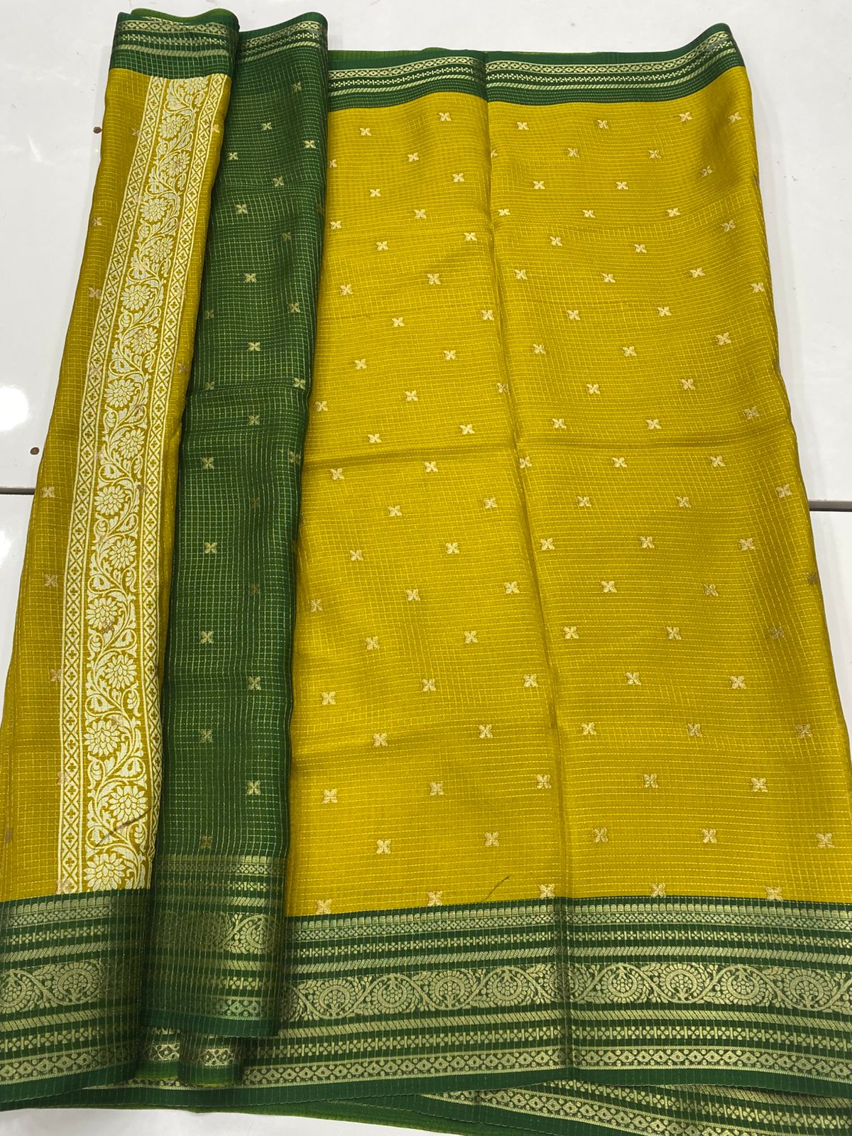 Fancy Georgette Zari Butta Saree(3391)