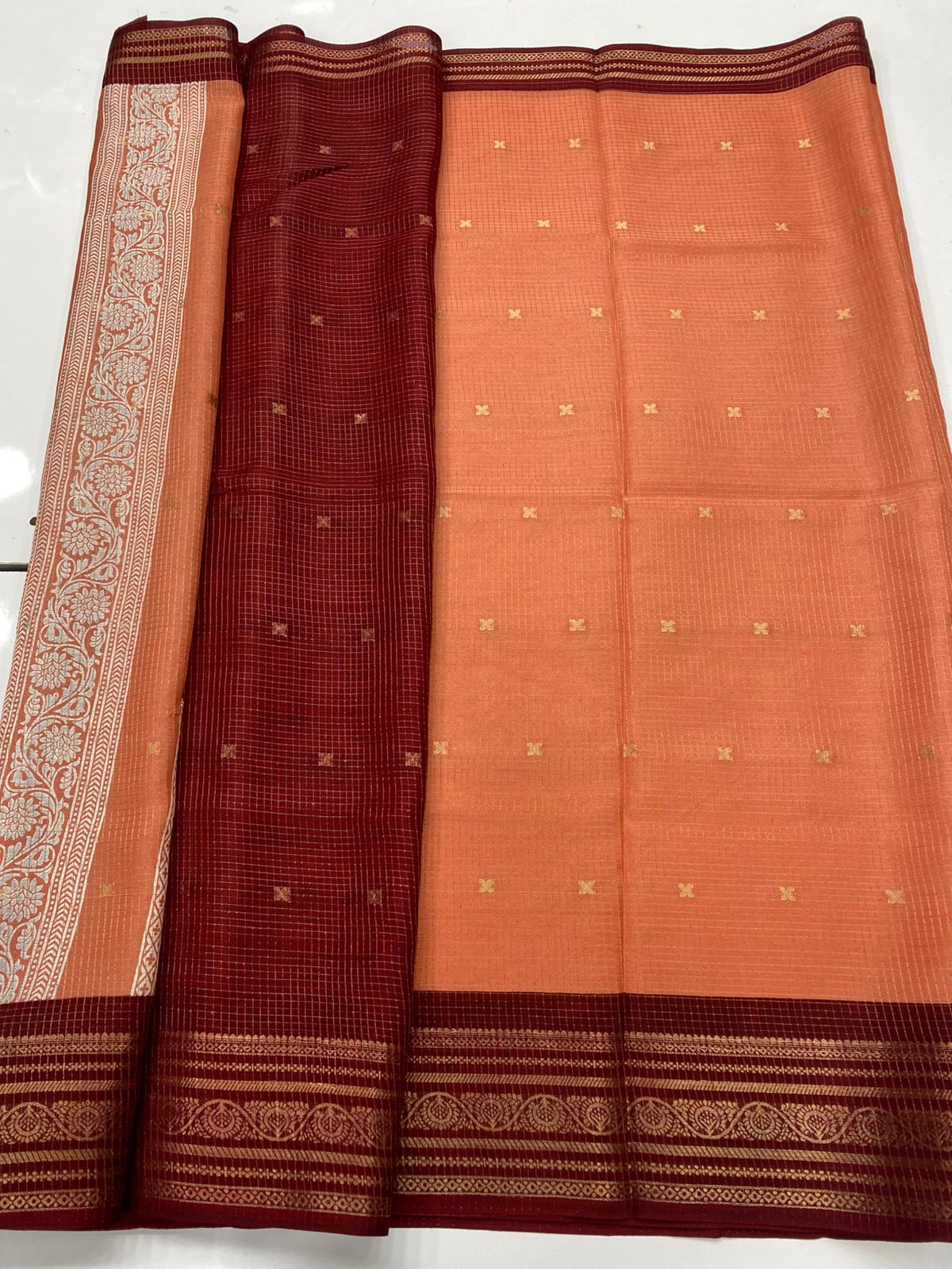 Fancy Georgette Zari Butta Saree(3391)